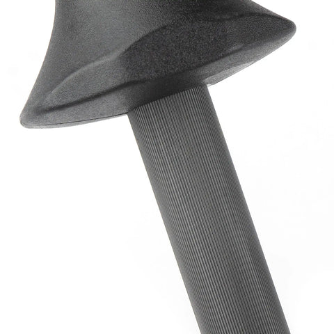 Close-up of handle and guard of 12 Inch Honing Steel Knife Sharpener Rod For Kitchen Knives And Scissors Hard As Steel With Gift Box