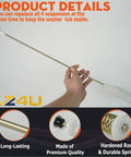 Washer Suspension Rod Kit Assembly For LG Top Load Washers Replacement 4 Piece Set held vertically, focus on build quality