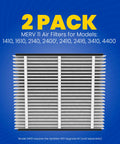 410 Replacement Filter For Whole House Air Purifiers MERV 11 Filtration To Trap Dust Pollen Smoke And Allergens 16x25x4 Air Filter