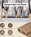 40 Inch By 30 Feet Garden Burlap Roll For Landscaping Outdoor Planting Mulch Weed Barrier Erosion Control Natural Jute Fabric