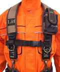 Tool Belt Suspenders With Phone Pouch And Belt Loops For Men Adjustable Padded Shoulder Straps Heavy Duty Steel Hooks