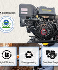 Tough As Nails 13HP Gas Air Compressor featuring 30 Gallon Tank, EPA certified gasoline engine with energy-saving features.