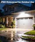 Two Pack 100W LED Shop Lights 14000 Lumens 6000K Daylight Plug In Garage Lights With 6 Foot Power Cord IP66 Waterproof