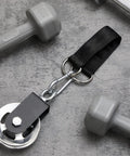 4 Pack Aluminum Cable Pulleys For Home Gym Pulley System 90mm Alloy Wheels Smooth Glide And Rust Resistant Durability Pro Grade Gym Accessories Go To Full Body Workouts At Home Silver with strap and carabiner