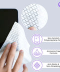 See Clear Original Lens Cleaning Wipes, pre-moistened polypropylene fabric wipe for eyeglasses and screens.