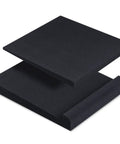 Pair Of SMPad 8 Studio Monitor Isolation Pads For 6.5, 7, And 8 Inch Speakers made of high density acoustical foam