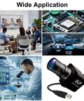 Global Shutter 90fps USB Camera with 10x 5-50mm varifocal lens for golf swing analysis, 3D printing monitoring, industrial vision