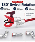 3 Pack Airless Spray Gun Swivel Joint 7/8 Inch Thread for Airless Sprayers, 180 Degree Swivel Adapter, Replacement 235486 Compatible With Graco Titan Wagner And More. 180° swivel joint