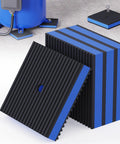 Heavy Duty Vibration Isolator Pads 4 By 4 By Seven Eighths Inch With 3 Eighth Inch Pre Drill Hole Rubber Noise Dampening Pads