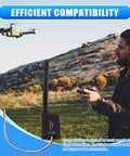 High Power 433MHz 500mW Radio Telemetry Module for Air and Ground Data Transmission with drone in flight and user controlling