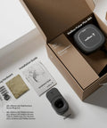 Premium Wall Mounted Level 2 Ev Charger Delivering 48 Amps with installation guide and mounting hardware in box
