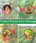 2 Pack 10x30 Ft Ultra Fine Garden Netting Mesh Barrier For Patio And Raised Beds Mosquito Proof Garden Cover For Fruit Trees And Blueberry Bushes No Fuss Setup Garden Protection shown protecting plants from animals and insects