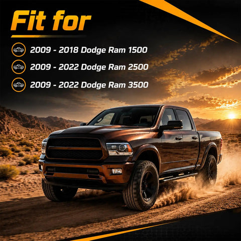 Beefed Up Thickened Third Brake Light Seal Gasket For Dodge Ram 1500 2009 2018 And Ram 2500 3500 2009 2022 3rd High Mount Stop Light Foam Rubber Seal For Tight Fit And Weather Protection, fit for Ram 1500 2500 3500
