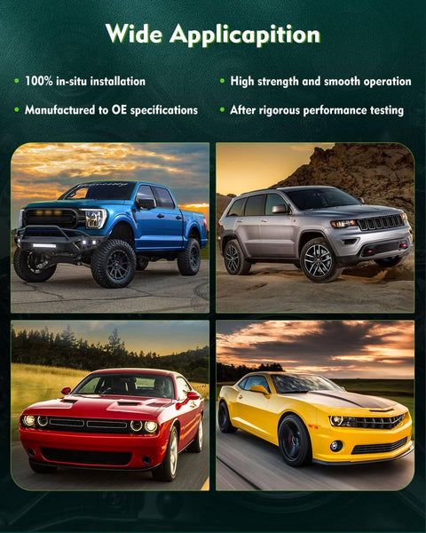Various cars highlighting wide application of Harmonic Balancer Crankshaft Pulley For Land Rover Discovery Sport 2015 To 2019 LR2 2013 To 2015 Range Rover Evoque 2012 To 2019 Belt Drive Replacement Tough OEM Style Balancer For Smooth Quiet Engine Performance