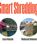 Corded Electric Wood Chipper Shredder Be The Yard Boss With 1.7 Inch Capacity And 15 Amp Motor for easy yard cleanup