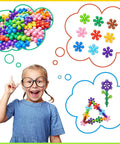 100 Piece Interlocking Building Blocks Set for Preschool Kids and Beginners STEM Toy That Is Kid Friendly and Super Durable Promoting Fine Motor Skills Sensory Development and Creative Thinking Through Hands On Construction Play, 100-piece multicolor plastic blocks