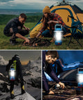Beast Bright 3000 Lumen LED Camping Lantern illuminating campsite near tent, showcasing outdoor use versatility at night