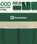 Garden Kneeler And Seat With Anti Tip Extendable Legs Foldable Portable Garden Stool With Two Tool Bags Close-Up of One Tool Bag