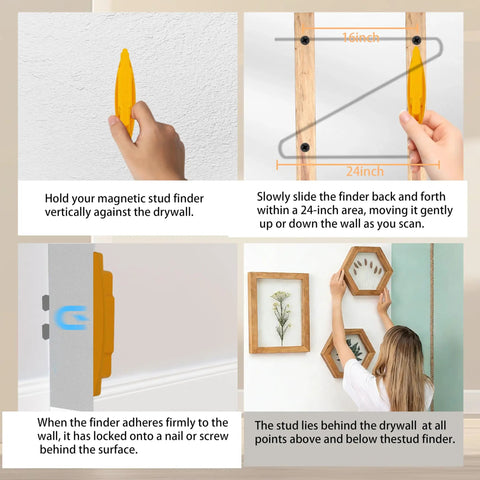 Hella Reliable Two Pack Magnetic Stud Finder With Strong Core And Zero Batteries Needed For Accurate Drywall Wood Scanning Featuring Smooth Ergonomic Grip For Quick Screw Nail Location Inside Walls