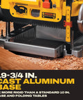 Smoother Than Silk 13 Inch Benchtop Thickness Planer With Robust 15 Amp Motor And Two Speed Gearbox Built For Weekend Warriors And Professionals Seeking Clean Passes Without Any Drama Top Shelf Workhorse For Reliable Woodworking Projects showing cast aluminum base and wood shavings.