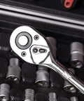 10 Inch Dual Direction Gear Ratchet With One Half Inch Drive Built Tough From Forged Chrome Vanadium Steel Heat Treated