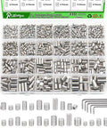 304 Stainless Steel Metric Set Screw Kit With M3 M4 M5 M6 M8 Sizes Grub Screws And Hex Wrenches Ideal For Bathroom Fixtures