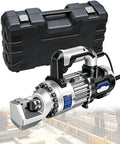 Heavy Duty 1000W Portable Electric Rebar Cutter Perfect For DIY Contractors with case, designed for smooth cutting of 4 to 16mm steel rods.