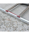 Heavy Duty Hang Type Magnetic Sweeper With Forklift Mount 84 Inch Wide Path clears metal scrap and nails from concrete.