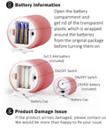 LED Flameless Candles With Remote Battery Operated 8 Pack Real Wax Look Pillar Candles battery compartment details