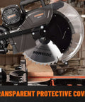 DOVAMAN 12-Inch dual-bevel sliding miter saw with transparent blade guard