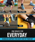 Go To Ankle Brace For Women And Men With Lace Up Adjustable Support And Side Stabilizers For Sprained Ankles And Achilles Tendonitis