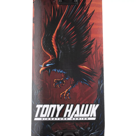 Bottom graphic of 31 Inch Pro Trucks Skateboard With Full Grip Tape And 9 Ply Maple Deck Featuring Eagle Design