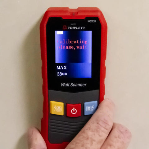 Slick Professional Grade Digital Wall Scanner With Vibrant Color Screen Dead On Stud Locator And Live Electrical Wire Detector Total No Hassle Diy Home Fixer Upper Tool