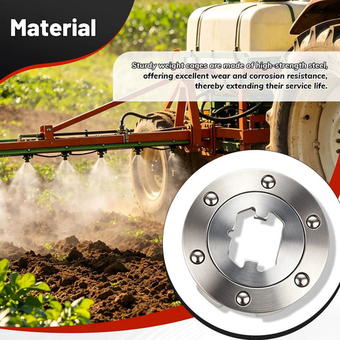 Beefy Solid Weight Cage Replacement for 29111 for Tractors and Industrial Use Widely Compatible with Diesel Injection Pumps Stanadyne Roosa Master JDB DBG DBM DBO Agricultural and Industrial Equipment Parts, steel replacement part
