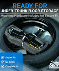 Honda Accord Hybrid Spare Tire Kit For 2013-2026 Models, under-trunk storage and mounting hardware visible
