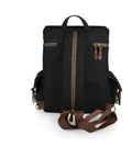 Back view of Top Shelf Star Wars Empire Insulated Wine Tote Holds Three Bottles with smooth backpack straps in black.