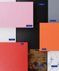Color options for Compact 31.5 Inch Computer Desk With Monitor Stand And Headphone Hook For Small Spaces, shown in various finishes.