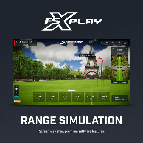 Screenshot of FSX Play range simulation on All In One Indoor Golf Simulator Bundle With Pro Style Launch Monitor And FSX Play Gold Subscription