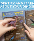 Mega Dinosaur Egg Dig Kit With 12 Dino Figures, Jumbo Excavation Brick Over 6 Inches Tall, Realistic Tools For Uncovering Fossil Fun And Hands On Paleontology Play with learning guide