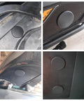 Assorted Rubber Plugs For Round Holes In Black Silicone Stoppers 110 Pieces In 9 Precise Sizes Installed In Car Panels
