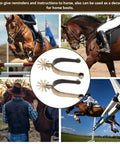 Rotatable Zinc Alloy Western Spurs With Gear Control System displayed with riding horses in various equestrian activities.