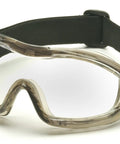 Low Profile Chemical Splash Goggles With Clear Anti Fog Lens Adjustable Elastic Strap Modern Sport Design Durable Safety Eyewear