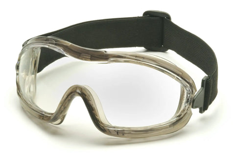 Low Profile Chemical Splash Goggles With Clear Anti Fog Lens Adjustable Elastic Strap Modern Sport Design Durable Safety Eyewear