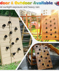 Large Rock Climbing Holds 20 Pack With Easy Mounting Hardware Three Shapes For Indoor Outdoor Climbing Walls Black Finish
