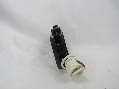 Br Series 1 Pole Arc Fault Breaker 15 Amp Electrical Circuit Breaker Black compact side view.