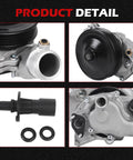 Badass Engine Water Pump With Seal Gasket Fits Range Rover Sport Discovery F Pace Jaguar Xf Xfr Xjr Lr4 3.0L 5.0L V8 2010 Through 2019 No Sweat Install showing pump and seals.
