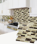 12x12 Peel And Stick Kitchen Backsplash Tiles Self Adhesive Easy Install DIY Friendly No Mess For Kitchen And Bathroom display in kitchen