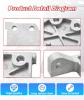 Upgrade Heavy Duty Table Saw Motor Mount Base detail images showing installation areas and surface texture.