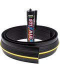 Ultimate Garage Door Threshold Seal Kit With Adhesive And Weather Stripping 12.5 Feet Weatherproof Barrier, coil and adhesive shown