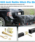 No Sway Anti Rattle Hitch Pin Shim For 2 Inch Trailer Receivers Fits Five Eighth Inch Pin Hole Keeps Ball Mount Tight And Quiet